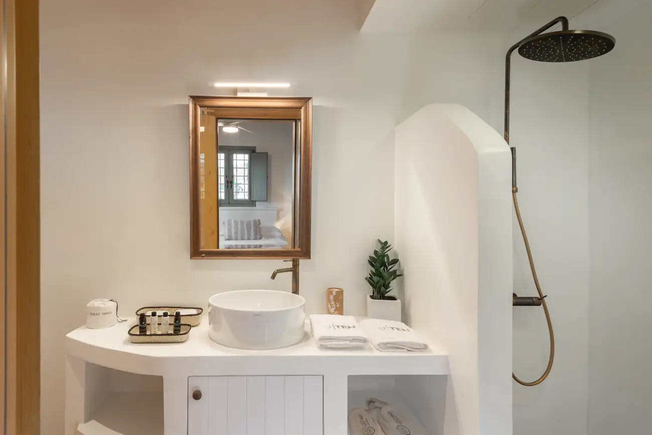 Douche de l'hôtel Saint Ten